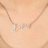 Custom Name Necklace Personalized Stainless Steel Letter Pendant • Unique Mother's Day Gift for Her