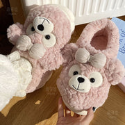 WINTER FLUFFY AND WARM OUTDOOR COTTON SHOES