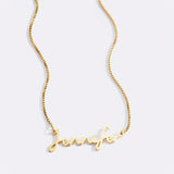 Custom Name Necklace Personalized Stainless Steel Letter Pendant • Unique Mother's Day Gift for Her