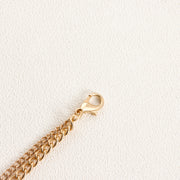 Trendy Double Circle Collarbone Chain Tassel Long Bar Pendant Necklace Sweater Chain Design Sense Necklace