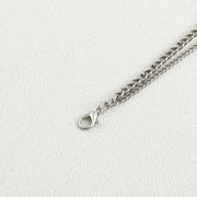 Trendy Double Circle Collarbone Chain Tassel Long Bar Pendant Necklace Sweater Chain Design Sense Necklace