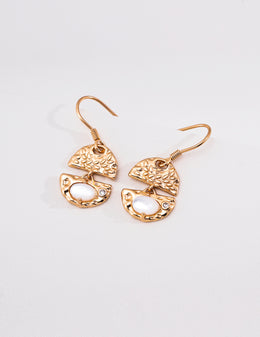 mayite Mother of Pearl Shell Earrings – S925 Sterling Silver