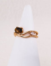 mayite Oriental Tiger Eye Lapis Lazuli Mother of Pearl Ring – S925 Sterling Silver