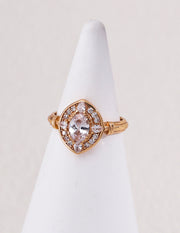 mayite Vintage S925 Sterling Silver Cubic Zirconia Ring