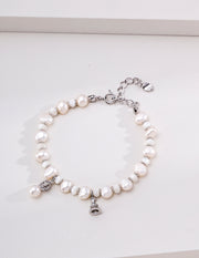 mayite Oriental Tiger Eye & Mother of Pearl Bracelet – S925 Sterling Silver