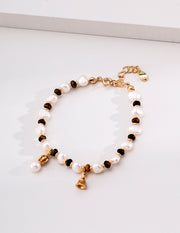 mayite Oriental Tiger Eye & Mother of Pearl Bracelet – S925 Sterling Silver