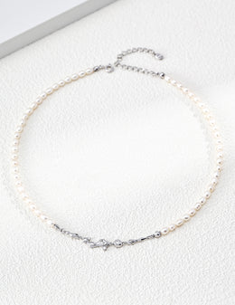 Mayite Celestial Pearl Necklace – Dainty Starry Zircon Necklace Vintage Gold Dreamy Jewelry for Women