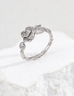 Camellia Tale Ring: Symbol of Pure Love & First Bloom
