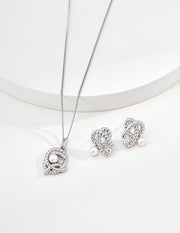 Vintage-Inspired Pearl Pendant Necklace | S925 Silver & 5mm Pearl